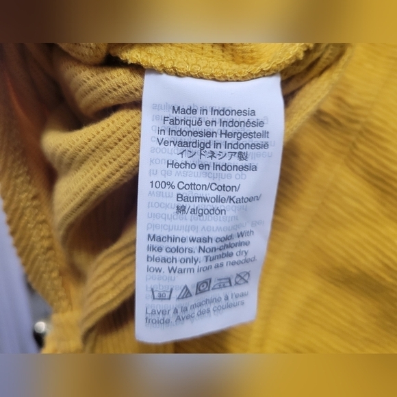 Madewell Texture & Thread Button-Front Tie Tank Top Small NWOT 100% cotton - Picture 6 of 6